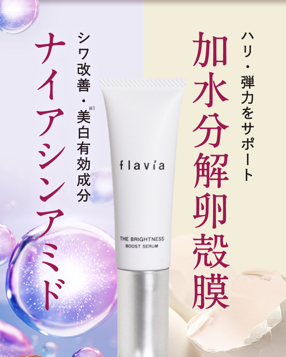 ナイアシンアミドと加水分解卵殻膜